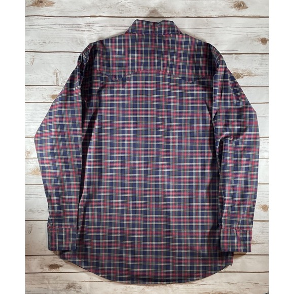 Daniel Cremieux Men's Large Plaid Western Shirt Tailored Fit Button-Up - Picture 2 of 9